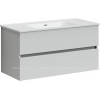Тумба с раковиной Sancos Urban, 99 см., ламинат белый, UR100W