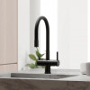 Смеситель для кухонной мойки Sancos Lucia SC4004MB матовый черный