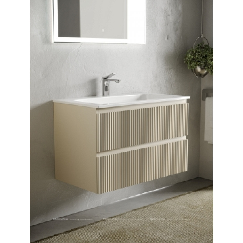 Тумба с раковиной Sancos Snob R 60 см SNR60CE beige soft