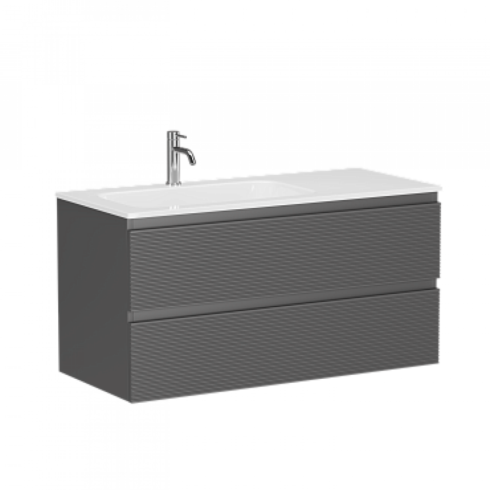 Тумба под раковину Sancos Folk 100 см FL100LGS grey soft