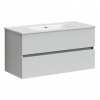Тумба с раковиной Sancos Urban, 99 см., ламинат белый, UR100W