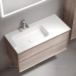 Тумба под раковину Sancos Marmi 2.0 100 см MR2.0100LEG дуб галифакс натуральный