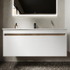 Тумба с раковиной Sancos Smart, 119 см., эмаль белый, SM120-1W