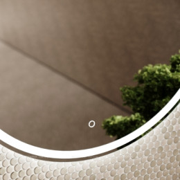 Зеркало для ванной комнаты SANCOS Bella D800 c подсветкой