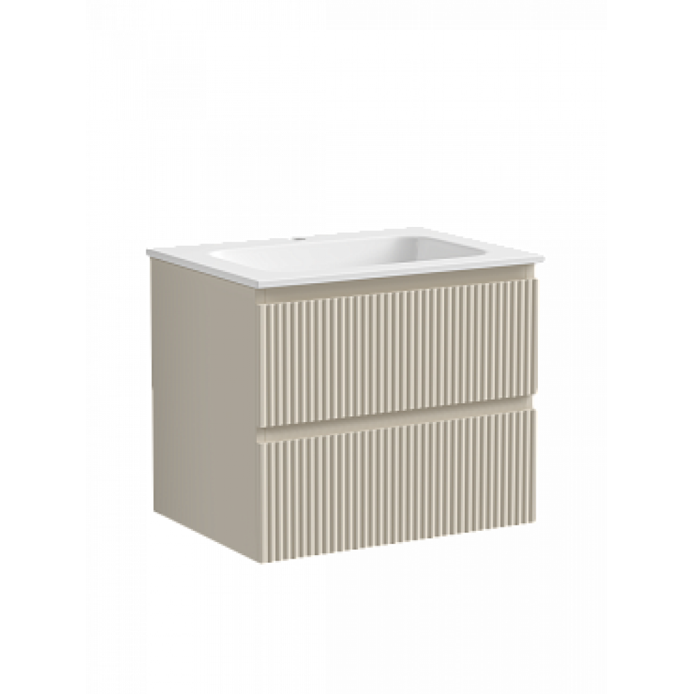 Тумба с раковиной Sancos Snob R 60 см SNR60CE beige soft
