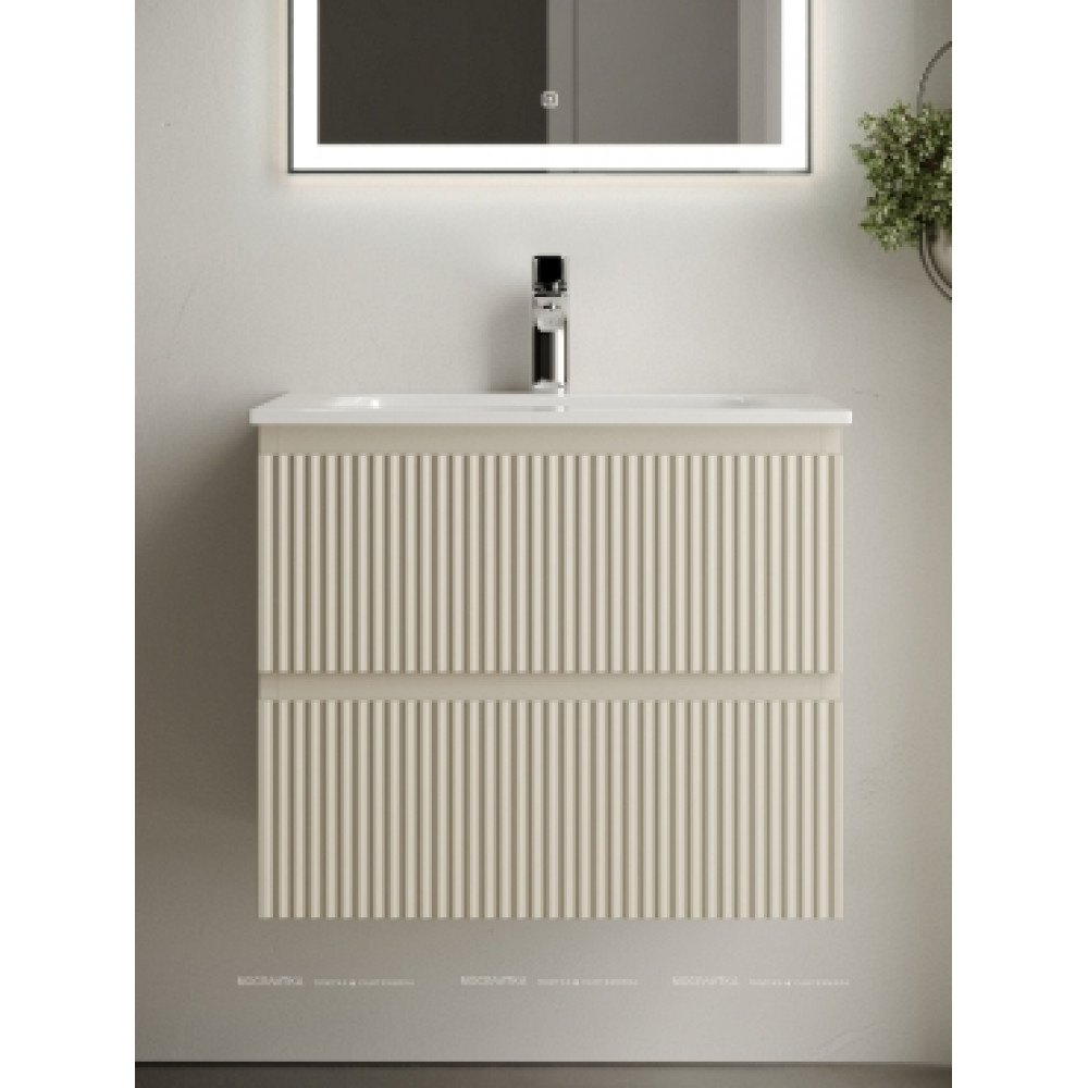 Тумба с раковиной Sancos Snob R 60 см SNR60CE beige soft