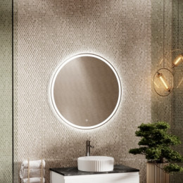 Зеркало для ванной комнаты SANCOS Bella D800 c подсветкой