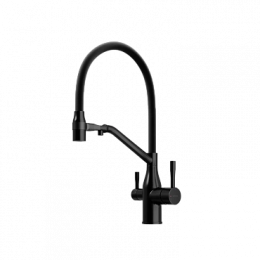 Смеситель для кухонной мойки Sancos Orta SC4008MB матовый черный