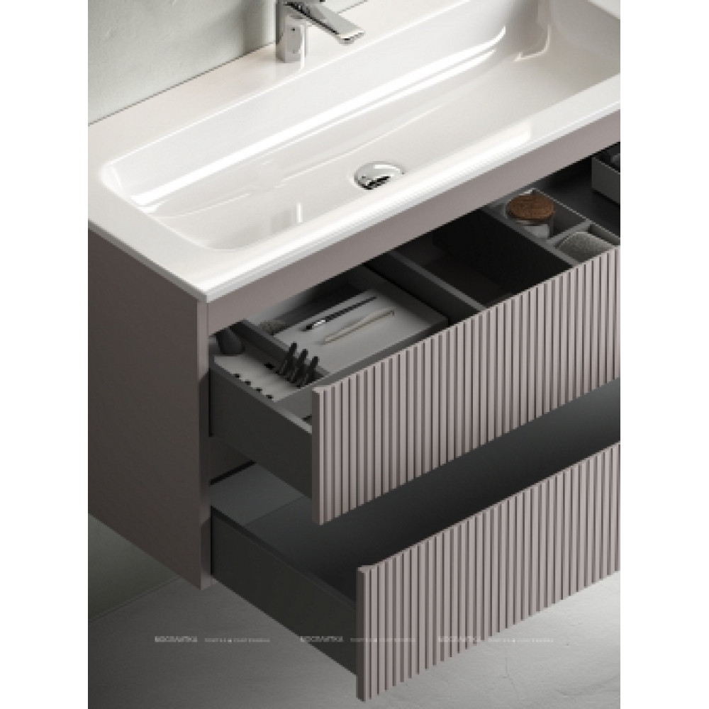 Тумба с раковиной Sancos Snob T 100 см SNT100SM doha soft