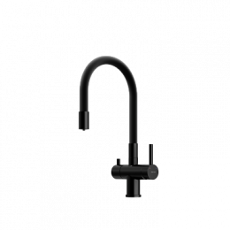 Смеситель для кухонной мойки Sancos Lucia SC4004MB матовый черный