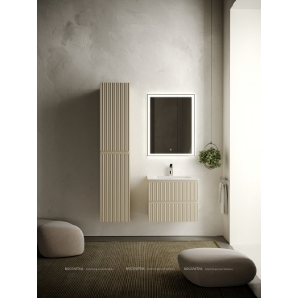 Тумба с раковиной Sancos Snob R 60 см SNR60CE beige soft