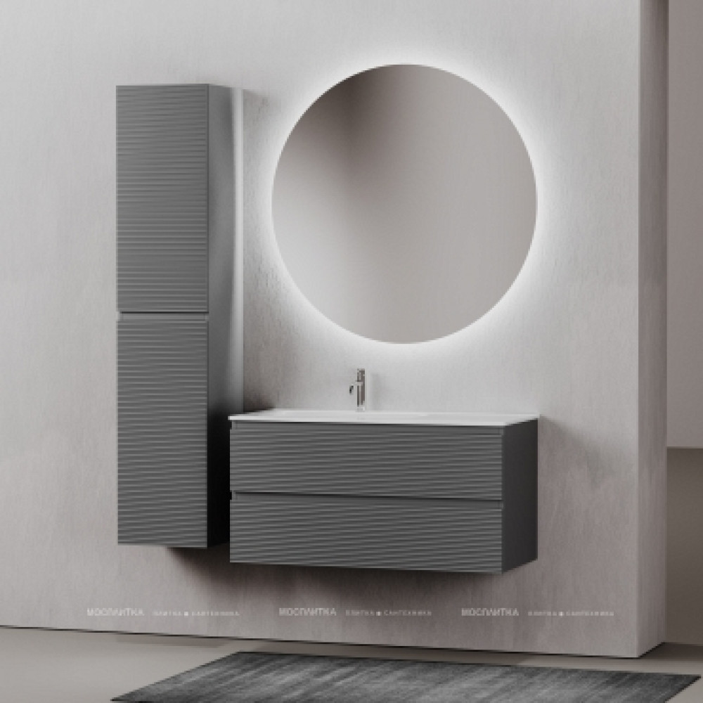 Тумба под раковину Sancos Folk 100 см FL100LGS grey soft