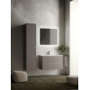 Тумба с раковиной Sancos Snob R 80 см SNR80SM doha soft