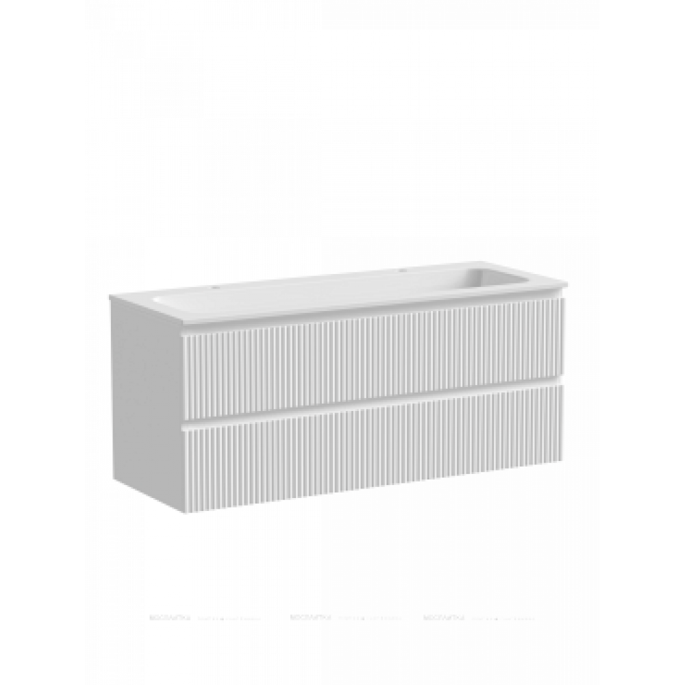 Тумба с раковиной Sancos Snob R 120 см SNR120W bianco