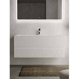 Тумба с раковиной Sancos Snob R 120 см SNR120W bianco