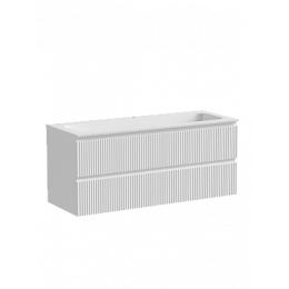 Тумба с раковиной Sancos Snob R 120 см SNR120W bianco