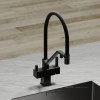 Смеситель для кухонной мойки Sancos Loro SC4007MB матовый черный