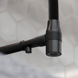 Смеситель для кухонной мойки Sancos Garda SC4009MB матовый черный