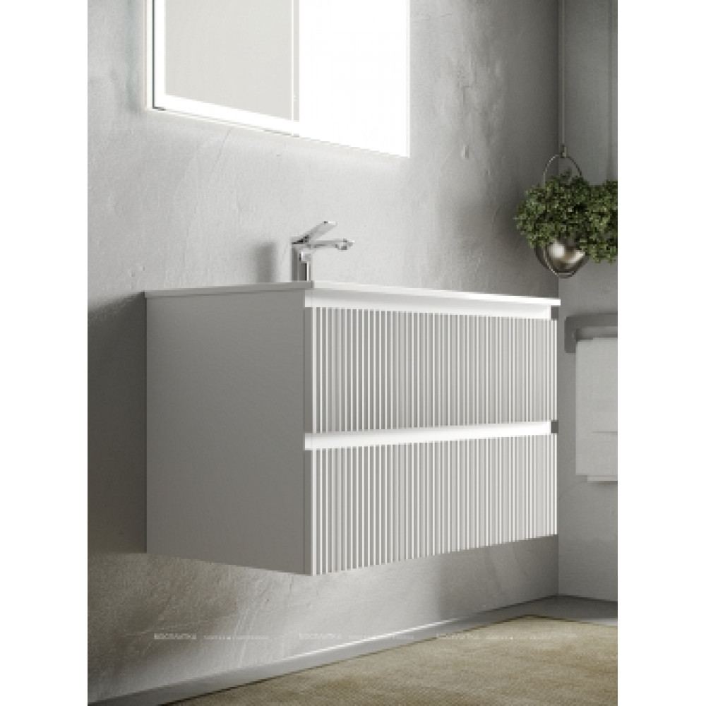 Тумба с раковиной Sancos Snob R 120 см SNR120W bianco