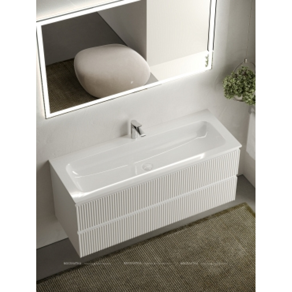 Тумба с раковиной Sancos Snob R 120 см SNR120W bianco