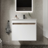 Тумба с раковиной Sancos Smart, 59 см., эмаль белый, SM60W
