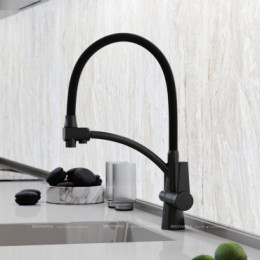 Смеситель для кухонной мойки Sancos Eri SC4001MB матовый черный