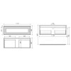 Тумба с раковиной Sancos Very 120 см VR120W bianco