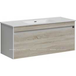 Тумба с раковиной Sancos Smart, 119 см., эмаль белый, SM120-1E