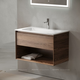 Тумба с раковиной Sancos Marmi 1.0 80 см MR1.080ECH дуб чарльстон