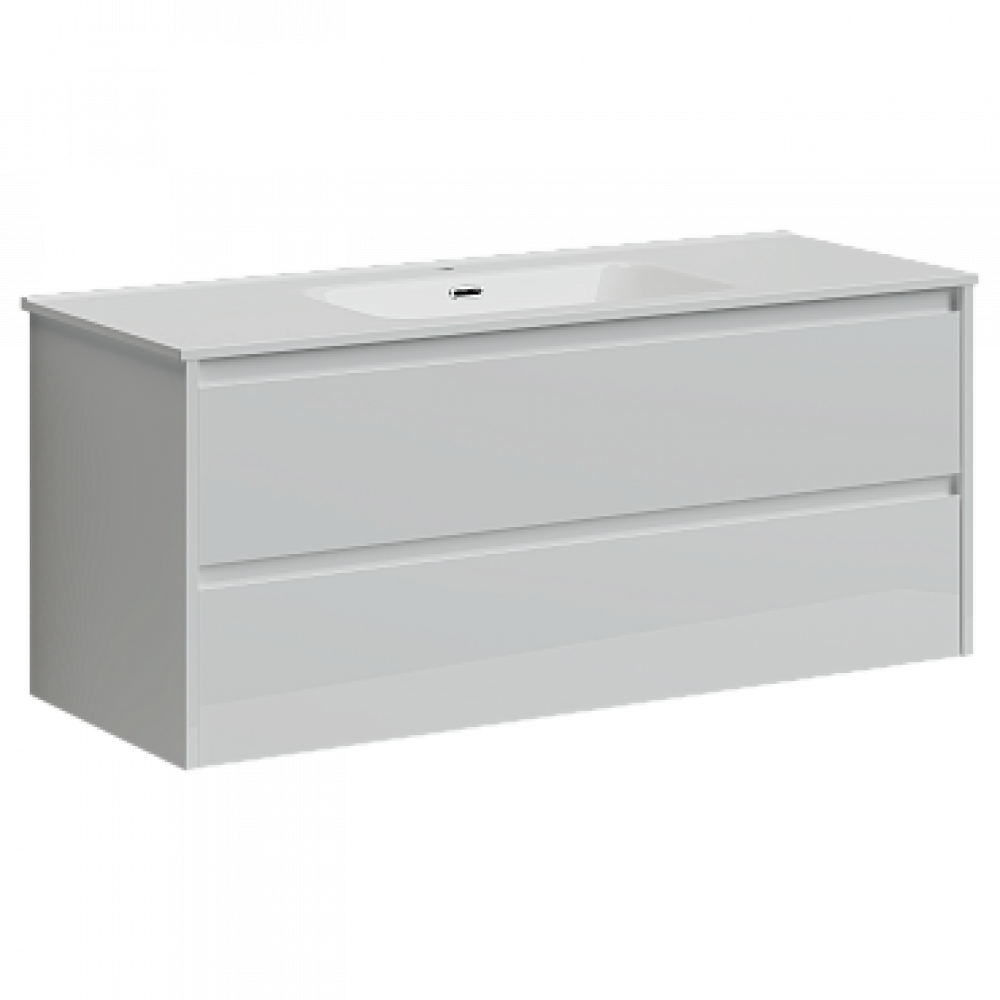 Тумба с раковиной Sancos Libra, 119 см., эмаль белый, LB120-1W