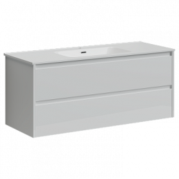Тумба с раковиной Sancos Libra, 119 см., эмаль белый, LB120-1W