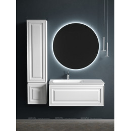 Тумба с раковиной Sancos Very 100 см VR100LW левая, bianco