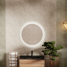 Зеркало для ванной комнаты SANCOS Bella D700 c подсветкой