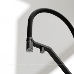 Смеситель для кухонной мойки Sancos Loro SC4007MB матовый черный