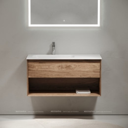 Тумба под раковину Sancos Marmi 1.0 100 см MR1.0100LECH дуб чарльстон