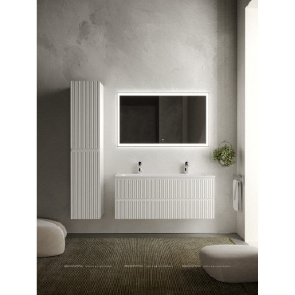 Тумба с раковиной Sancos Snob R 120 см SNR120W bianco