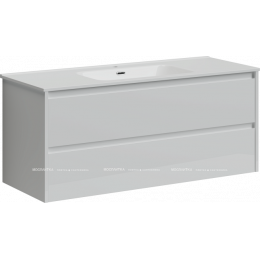 Тумба с раковиной Sancos Libra, 119 см., эмаль белый, LB120-1W