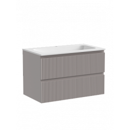 Тумба с раковиной Sancos Snob R 80 см SNR80SM doha soft