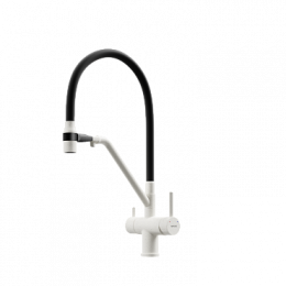 Смеситель для кухонной мойки Sancos Dora SC4003GR белый гранит