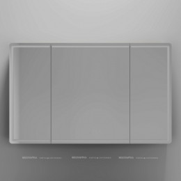 Зеркальный шкаф Sancos Mirror 120 см MI120EG с подсветкой, дуб галифакс натуральный