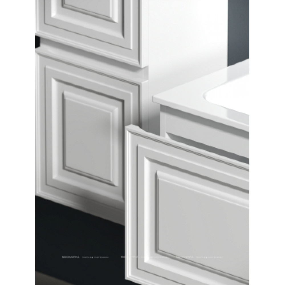 Тумба с раковиной Sancos Very 100 см VR100LW левая, bianco