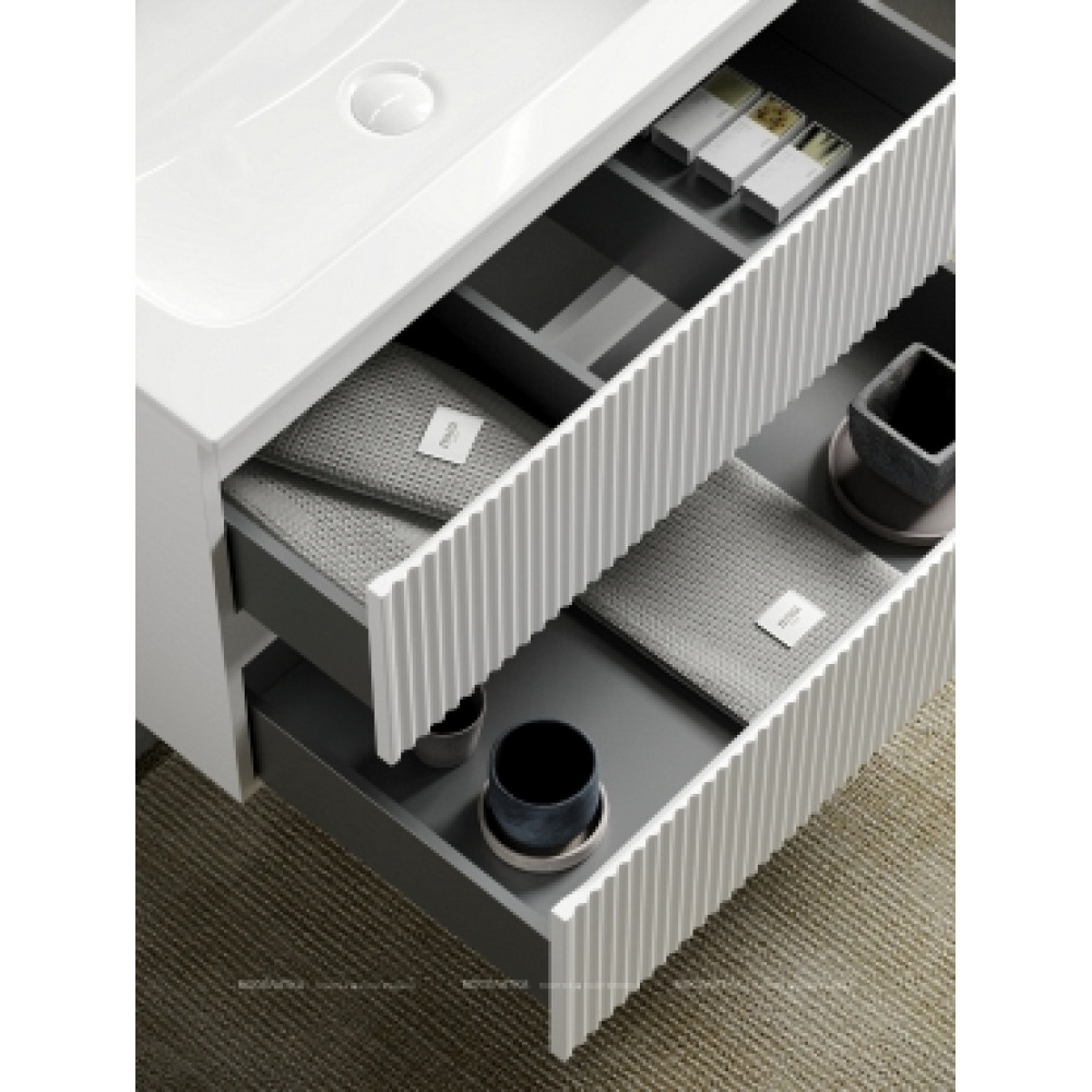 Тумба с раковиной Sancos Snob R 120 см SNR120W bianco