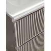 Тумба с раковиной Sancos Snob R 100 см SNR100LSM левая, doha soft