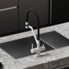 Смеситель для кухонной мойки Sancos Dora SC4003GR белый гранит