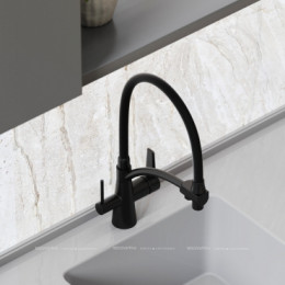 Смеситель для кухонной мойки Sancos Eri SC4001MB матовый черный