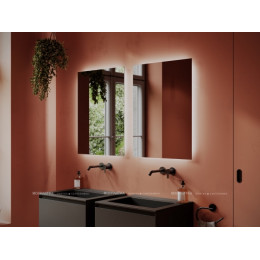 Зеркало Sancos Square 60 см SQ600 с подсветкой