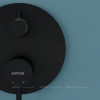 Душевой комплект Sancos Select SC3003MB 1 режим, матовый черный