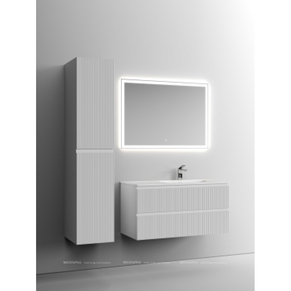 Тумба с раковиной Sancos Snob T 100 см SNT100RW правая, bianco
