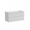 Тумба с раковиной Sancos Snob T 100 см SNT100RW правая, bianco