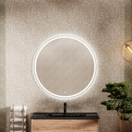 Зеркало для ванной комнаты SANCOS Bella D900 c подсветкой